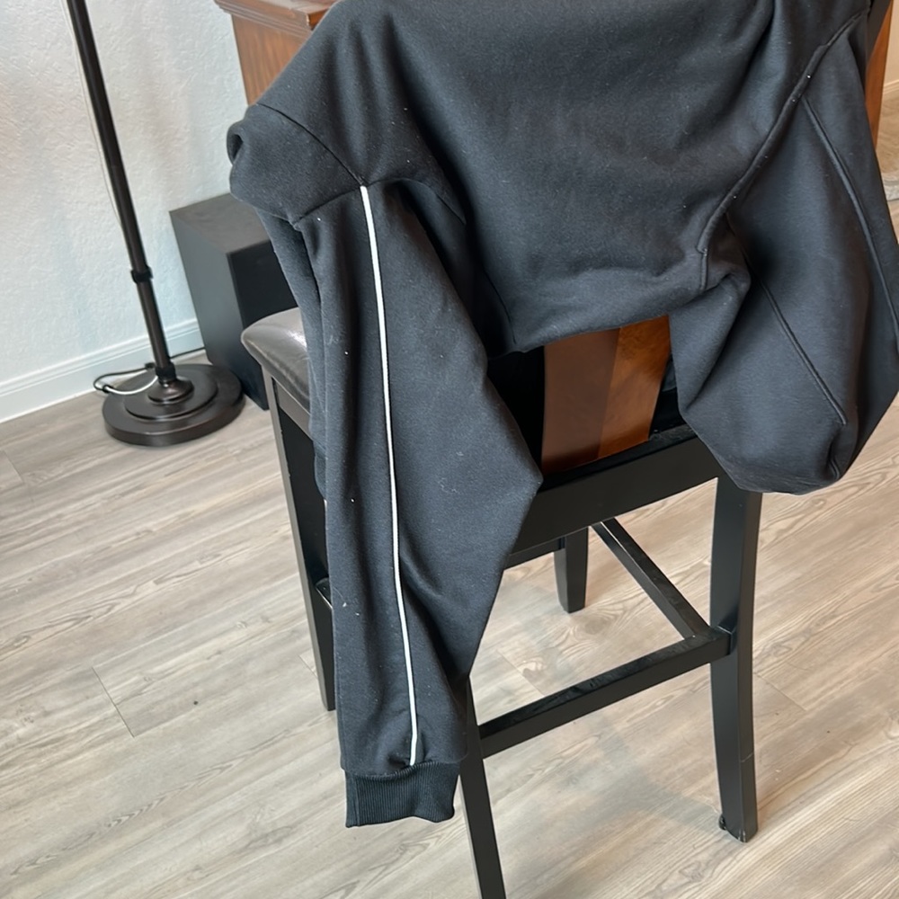 Black adidas hoodie size L - Picture 5 of 5